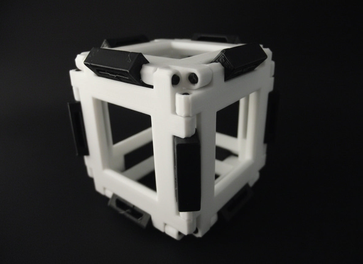 50mm Shard frames connected into a basic rectangular Prism